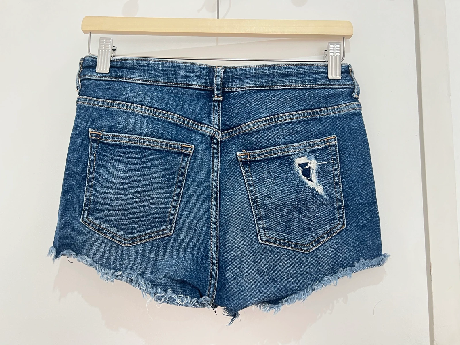 Denim Shorts| Mid Waist| Women| HM| Size 36 – photo 4